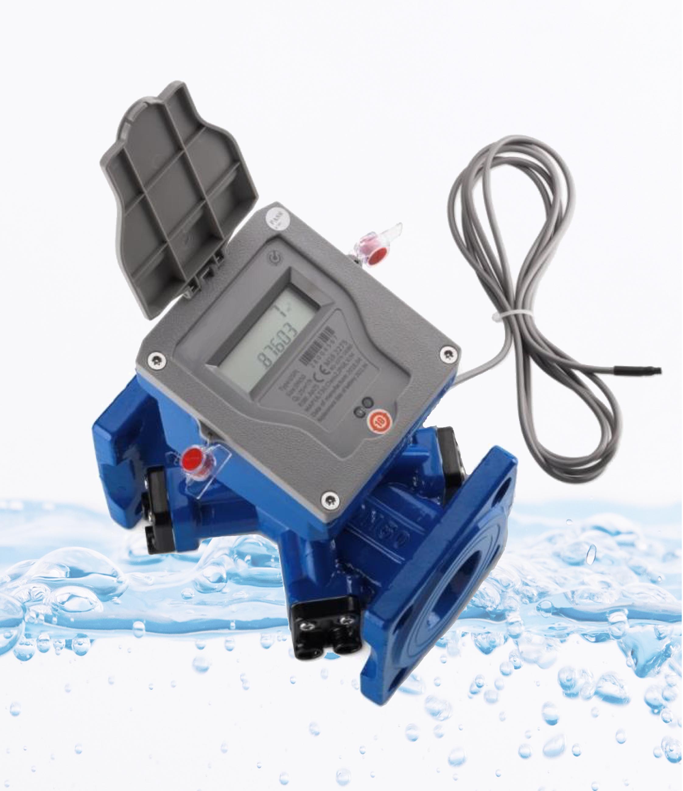 ESF ultrasonic technology water meter, for cold water, MID MI001 approved, pulsed output